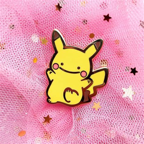 Ditto As Pika Enamel Pin Etsy