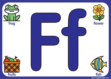 Letter F Worksheets Flash Cards Coloring Pages