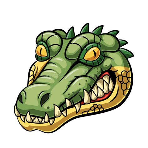 Alligator Face Stock Illustration Illustration Of Reptile 4055235
