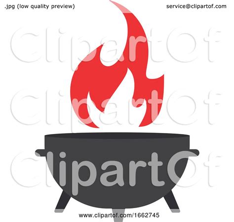 Flames And Bbq By Vector Tradition Sm 1662745