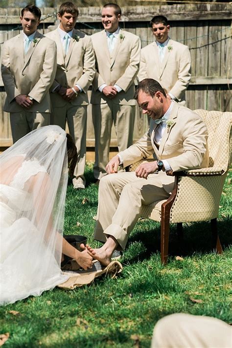 Beautiful Backyard Wedding With Foot Washing Ceremony
