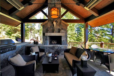 Rustic Outdoor Space Traditional Patio Boise By Trillium Interior Design