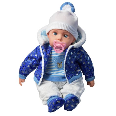 blue  magic toy shop  lifelike baby doll soft doll