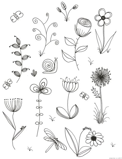 磊 Dibujos De Plantas【30】fáciles Y Gratis