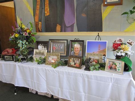 The first step is to decide whether or not you will plan a funeral or memorial service. Kat wrote: This was the Memorial table at my dad's Celebration Of Life on June 21, 2014 ...