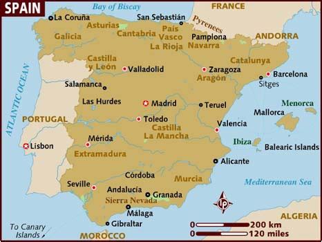 Book your trip to spain. Map Of southern Spain Coast | secretmuseum