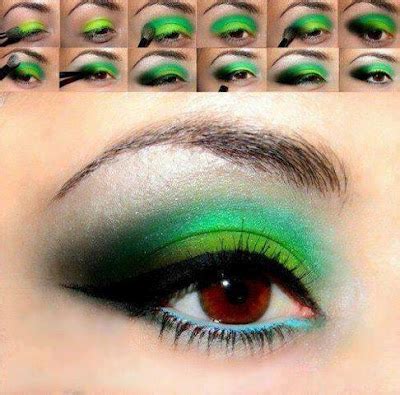 Opta por lucir un maquillaje espectacular y fuera de lo común para destacarte, elige maquillarte los ojos de … MAQUILLAJE VERDE LIMÓN PASO A PASO - Bella en Casa