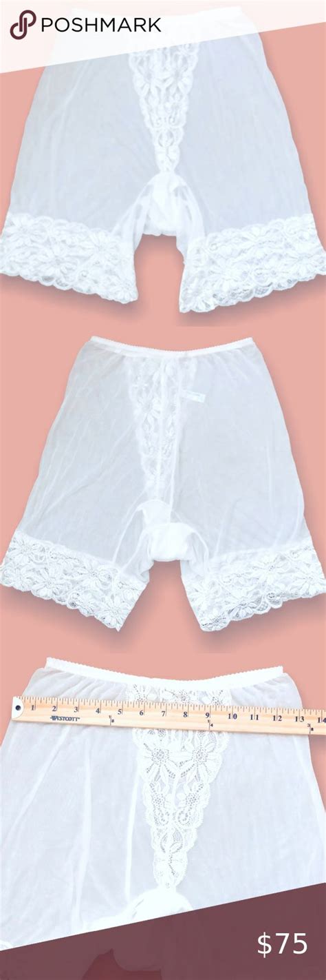 Warners Vintage Lace Bloomers Pettipants In Pettipants Vintage Lace Lace Shorts