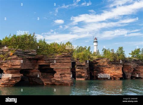 Devils Island Sea Caves Apostle Islands Near Bayfield Wi Usa