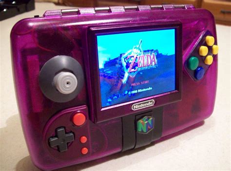 Purple Portable N64 : gaming