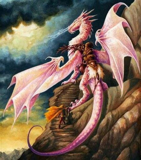 Pink Dragon Dragons Fairies And Such Pinterest Pink Crystals And