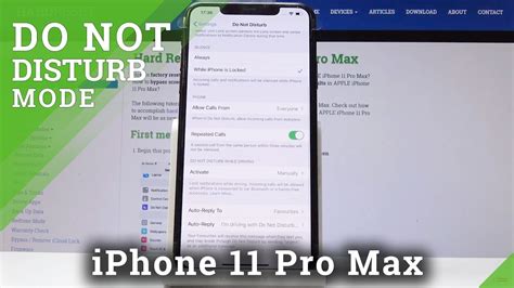 If you're ready to get your hands dirty with handset sound customizations, then soundlock is a great place to start. How to Mute Sounds in iPhone 11 Pro Max - Enable Do Not ...