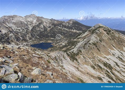 Landscape From Dzhano Peak Pirin Mountain Bulgaria Stock Photo