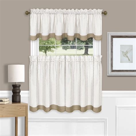 Simple Elegance By Benandjonah Laurel Window Curtain Tier Pair And