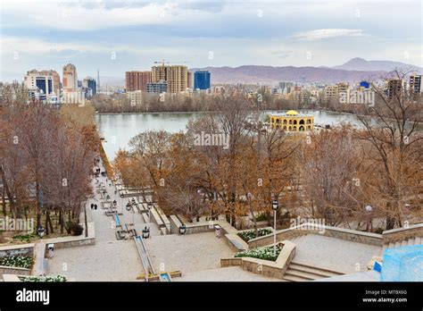 Tabriz East Azerbaijan Province Iran March 15 2018 View Of Park