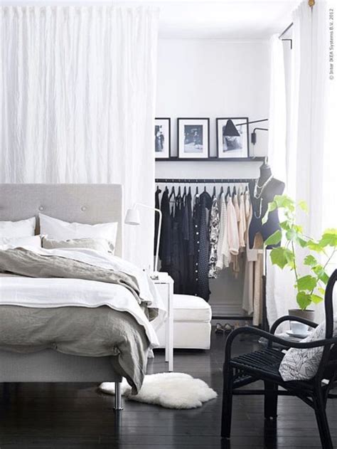 Get inspired by beautiful bedroom storage ideas on ikea.ca! 5 Storage Hacks For Small Bedrooms With No Closet