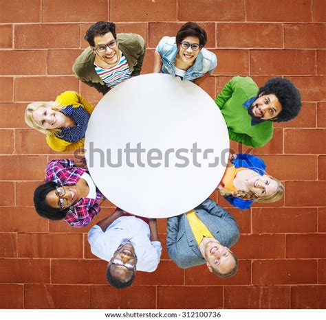 Diverse People Happiness Friendship Cheerful Togetherness Stock Photo