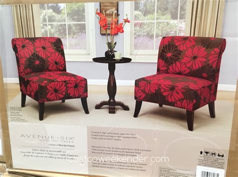 Free delivery and returns on ebay plus items for plus members. Avenue Six 3 Piece Chair and Accent Table Set | Costco ...