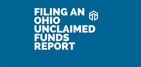 Filing An Ohio Unclaimed Funds Report 2023 Instructions