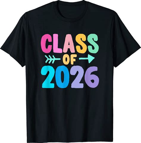 Class Of 2026 Graduation Grow With Me T Shirt Clothing