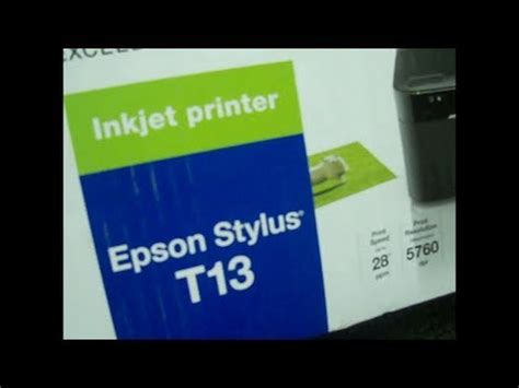 Software aplication drivers for t13, s22, t12, t22, n11, t22e series. Epson Stylus T13 Printer Unboxing - YouTube