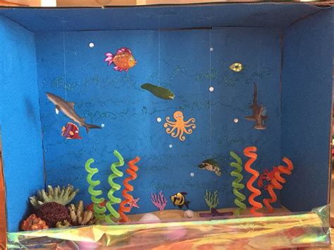 Coral Reef Diorama God Created Heaven And Earth Ocean Diorama