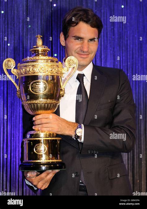 Wimbledon Champion Roger Federer During The Champions Dinner At The Hotel Intercontinental
