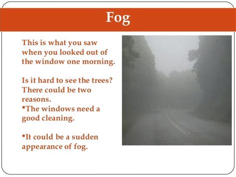 Poem 1 The Fog