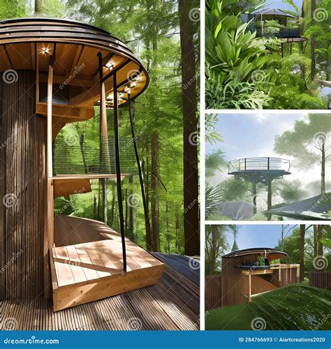 An Eco-friendly Treehouse with Solar Panels, Rainwater Collection