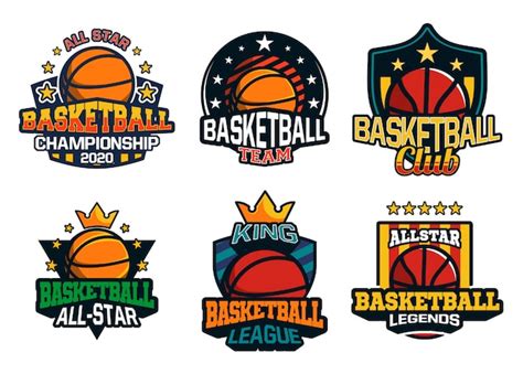 Premium Vector Basketball Logo Collection