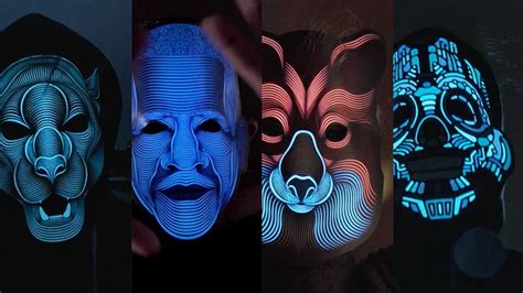 The Sound Reactive Led Mask By Outline Montréal — Kickstarter Uknmr