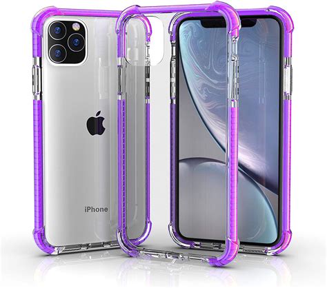 This iphone 11 pro max case combines both fine calf leather and iconic monogram canvas. Bumper shock case iPhone 11 Pro (paars) - Phone-Factory