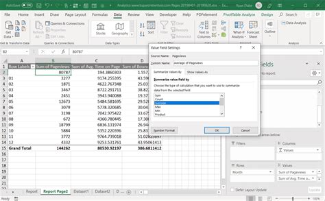 How To Create A Report In Excel