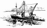 Images of How To Draw A Fishing Boat