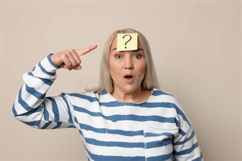 131 Mature Woman Question Mark Stock Photos Free Royalty Free Stock