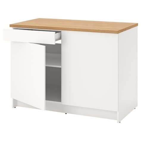 Knoxhult Base Cabinet With Doors And Drawer White 48x24x36 Ikea