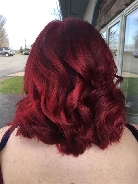 Red Violet Hair Beautybyrachelware Ig Violet Hair Red Violet Hair