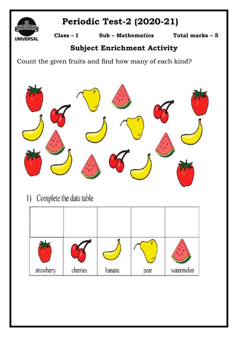 handling data worksheet