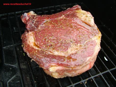 Côte de boeuf au barbecue