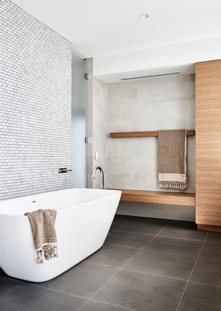 344 Howitt Modern Bathroom Melbourne By Mckimm Residential Design Houzz