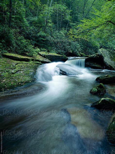 Davidson River Waterfall Pisgah National Forest North Carolina Stream