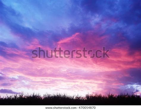 Purple Sky Sunset Stock Photo Edit Now 470054870