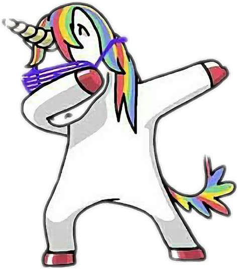 Download Unicorn Dab Unicorn Dabbing Png Png Image With No Background