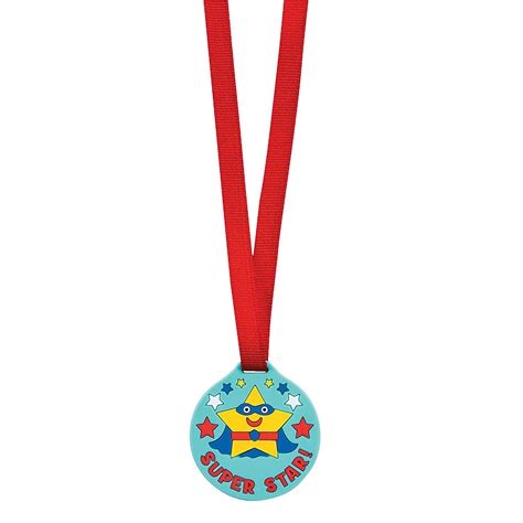 Super Star Award Medals - Discontinued | Star awards, Kids awards, Kindergarten awards