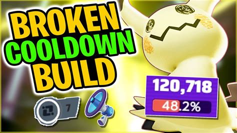 This Cooldown Build Makes Play Rough Mimikyu Even More Broken Pokemon Unite Youtube