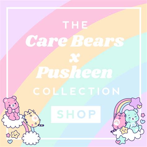 Care Bears X Pusheen Collection Super Cute Kawaii