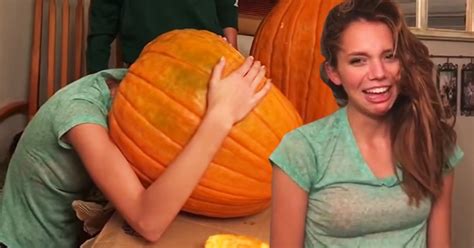 This Girl Got Her Head Stuck Inside A Pumpkin Because Halloween Metro News