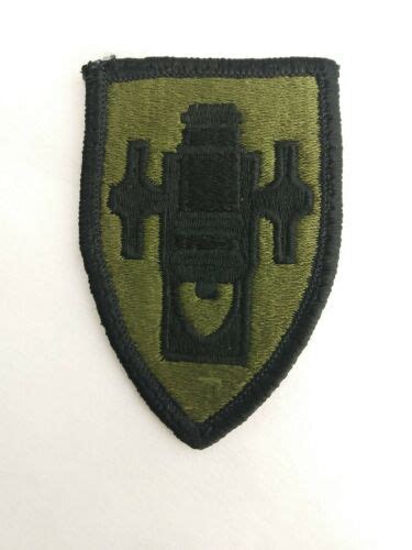 Us Army Military Patch Field Artillery School Subdued Merrowed