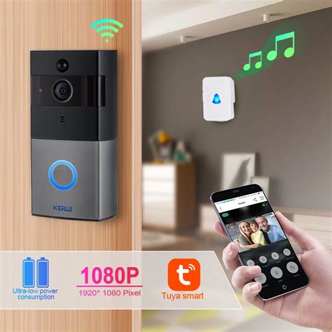 Review Top Seller Kerui Tuya Smart Life Wireless Wifi Video Intercom