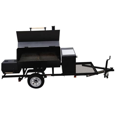 Carry On Trailer 1728 Sq In Black Charcoal Horizontal Smoker At
